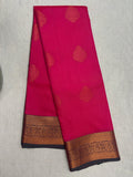 Elegant Rani Pink Pattu Saree with Zari Design