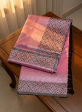 Elegant Pink Silk Saree with Grey Blouse