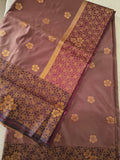 Royal Coffee Brown Soft Silk Saree