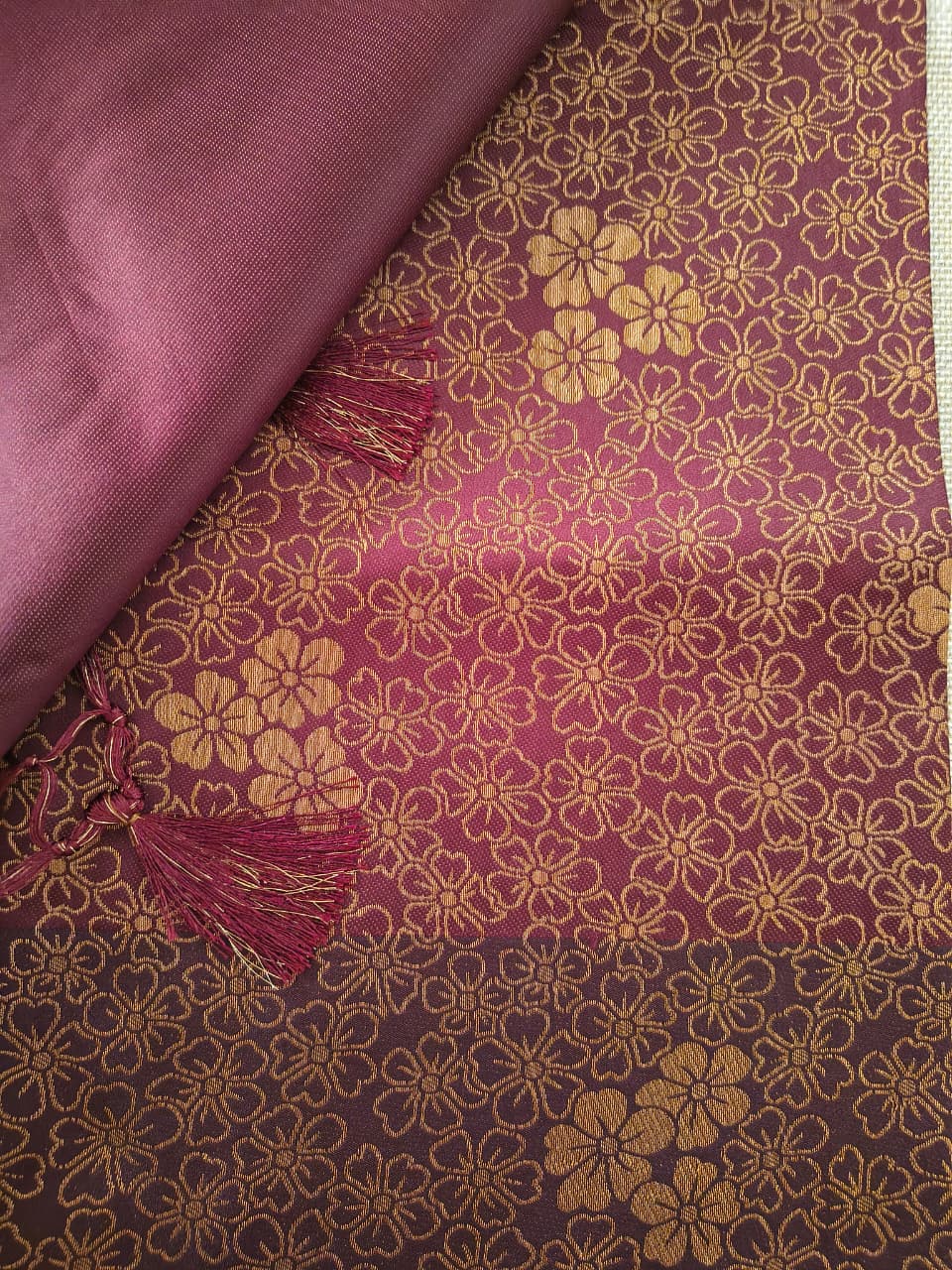 Royal Coffee Brown Soft Silk Saree