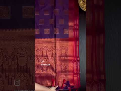 Luxurious Purple & Maroon Pattu Saree